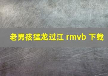 老男孩猛龙过江 rmvb 下载